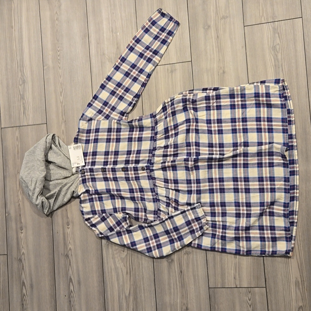 H&M Girl's Hooded Flannel Dress